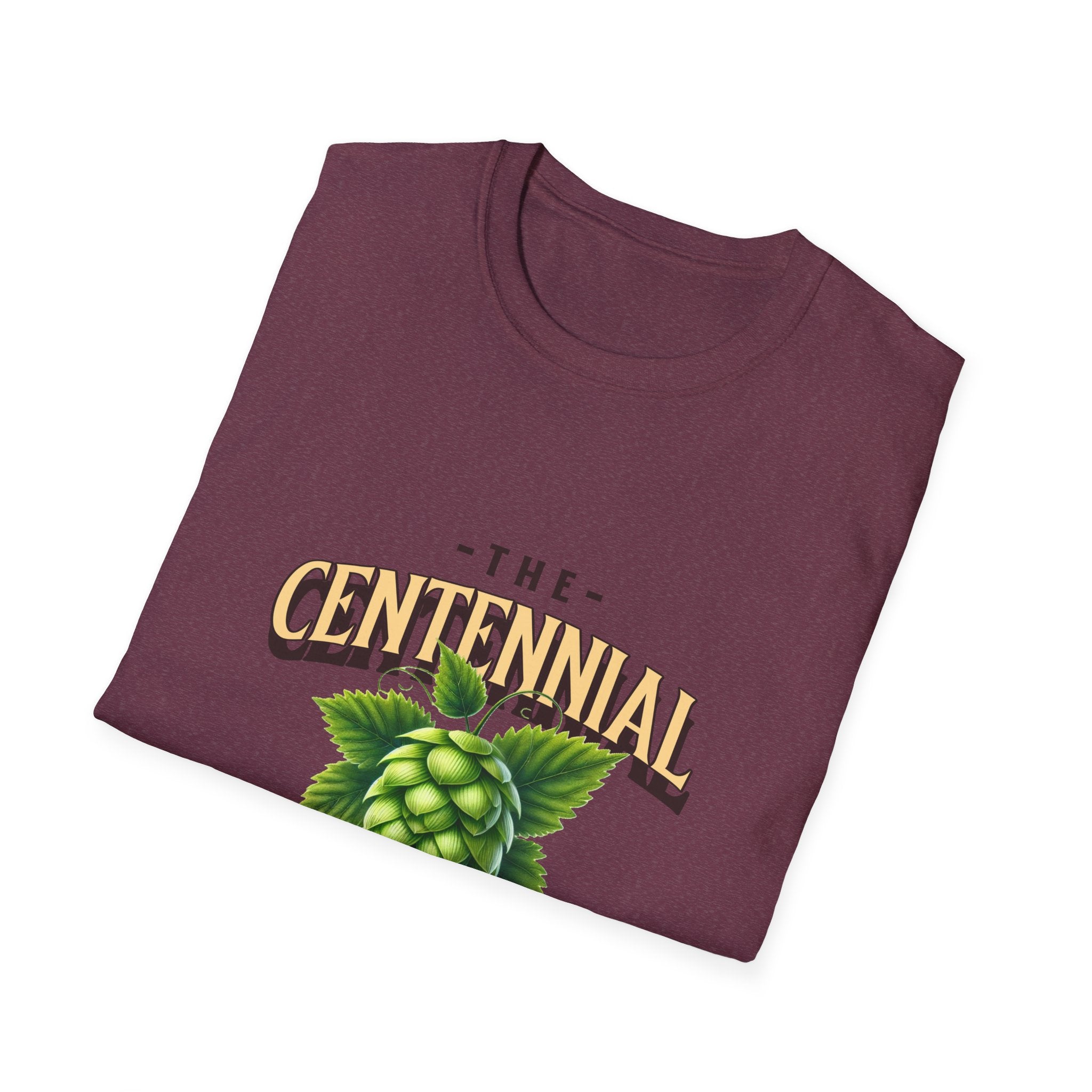 The Centennial Hop Unisex Softstyle T-Shirt - Perfect Gift for Beer Lovers