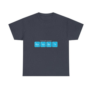 Funny Mixology Unisex Heavy Cotton Tee - Periodic Table of Cocktails