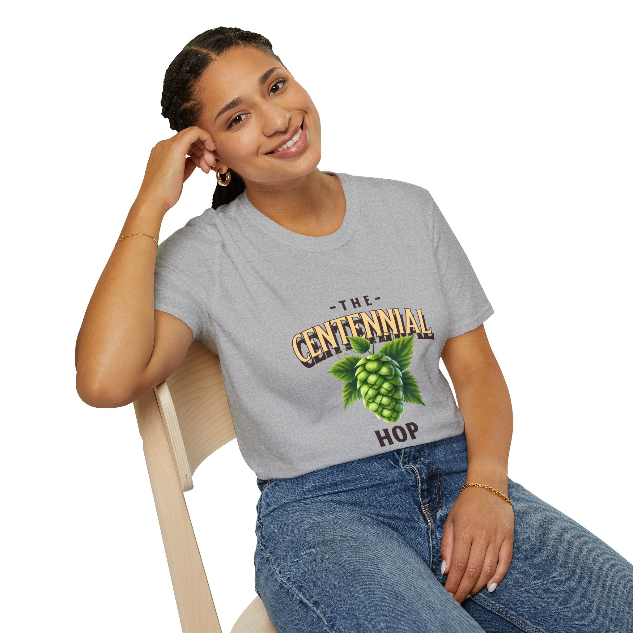 The Centennial Hop Unisex Softstyle T-Shirt - Perfect Gift for Beer Lovers